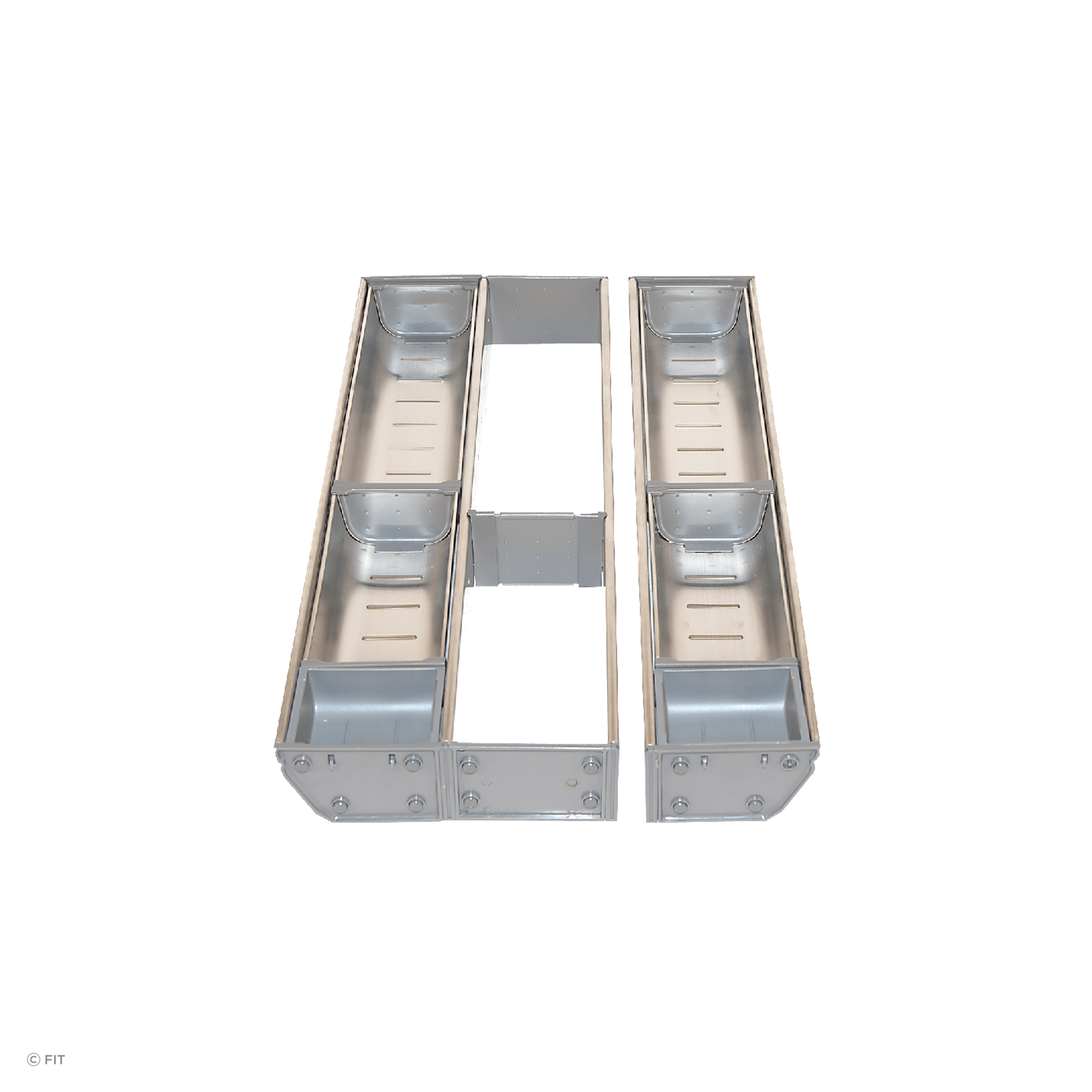 Inoxa Stainless Steel Drawer Organising System gallery detail image