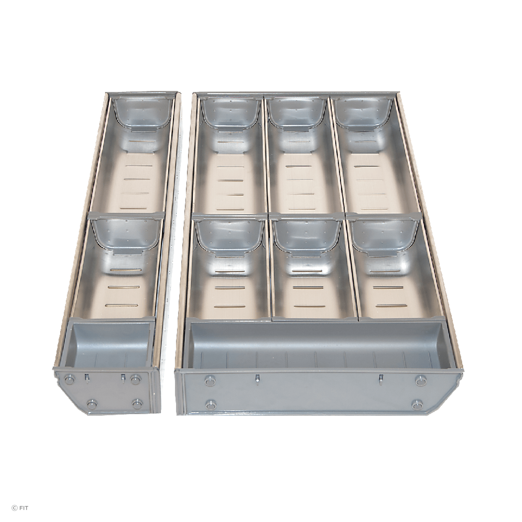 Inoxa Stainless Steel Drawer Organising System gallery detail image