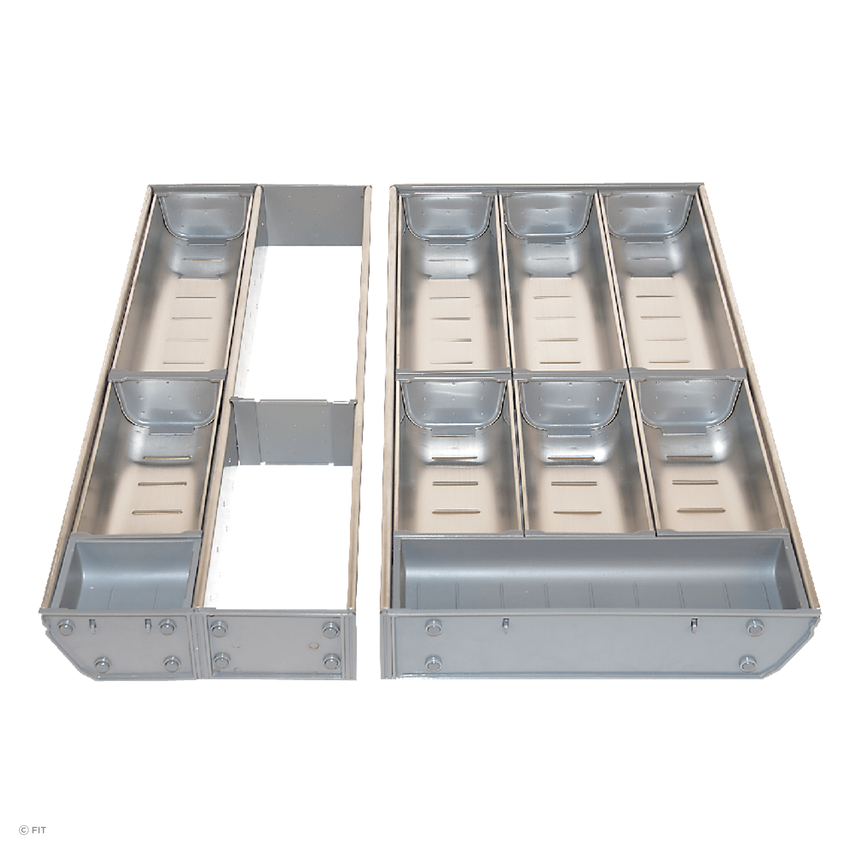 Inoxa Stainless Steel Drawer Organising System gallery detail image