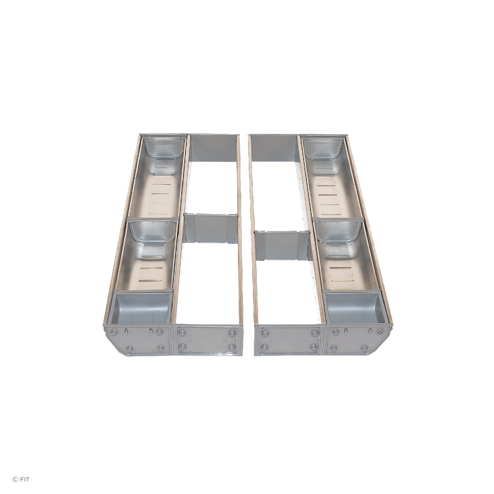 Inoxa Stainless Steel Drawer Organising System gallery detail image