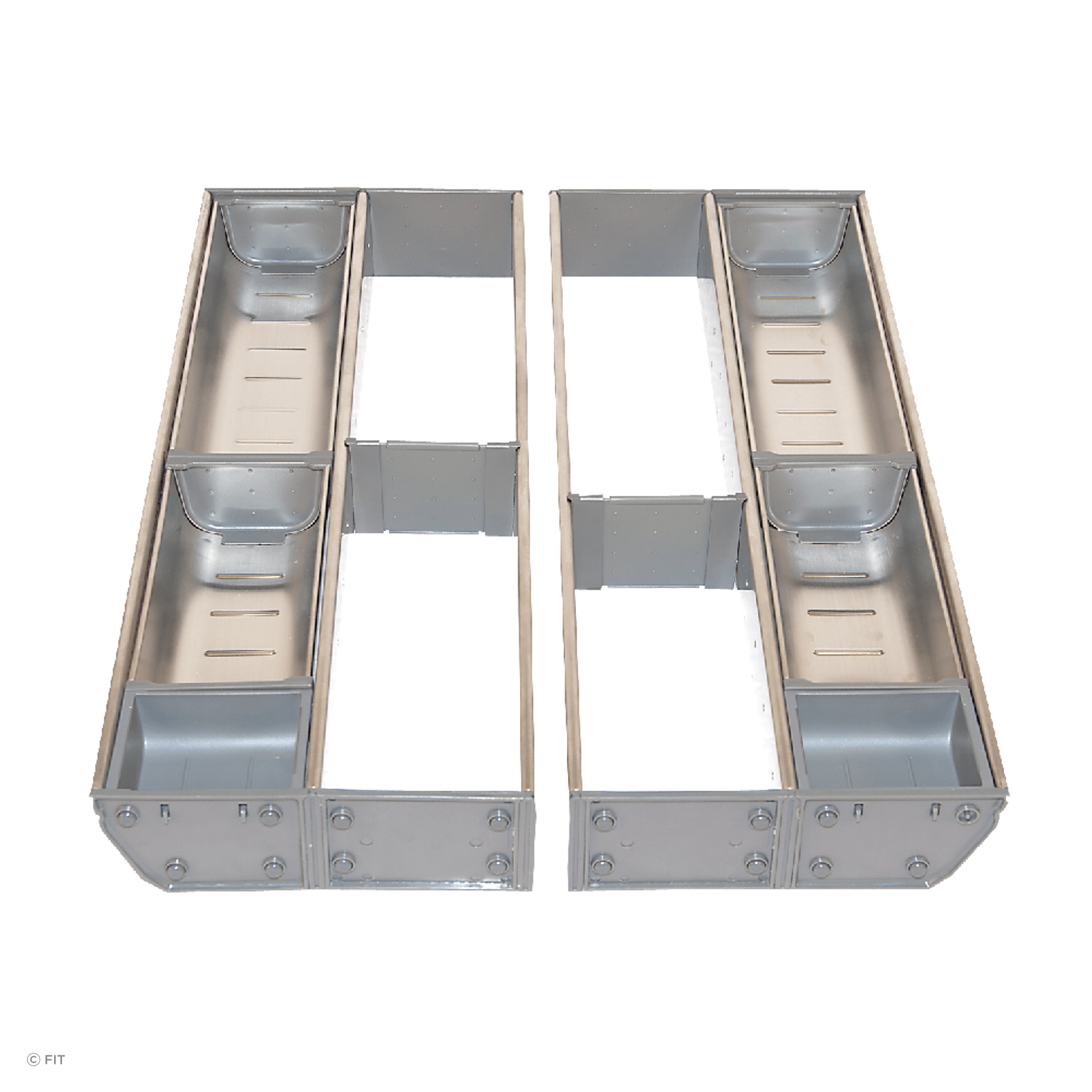Inoxa Stainless Steel Drawer Organising System gallery detail image
