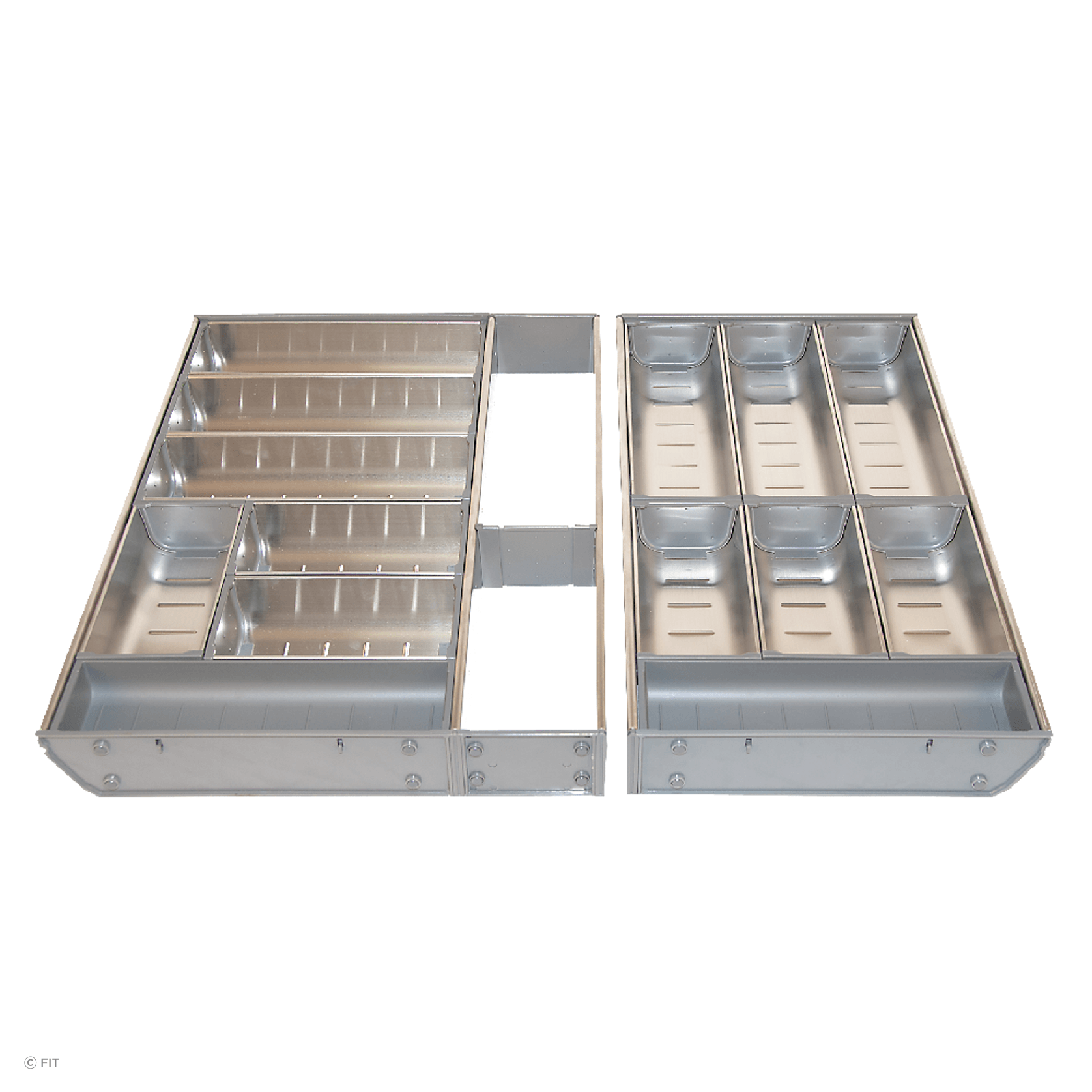 Inoxa Stainless Steel Drawer Organising System gallery detail image