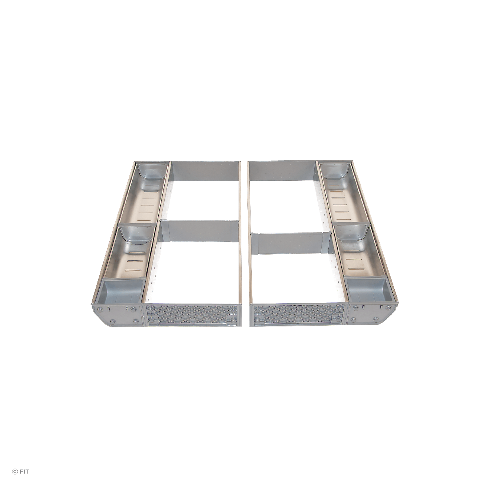 Inoxa Stainless Steel Drawer Organising System gallery detail image