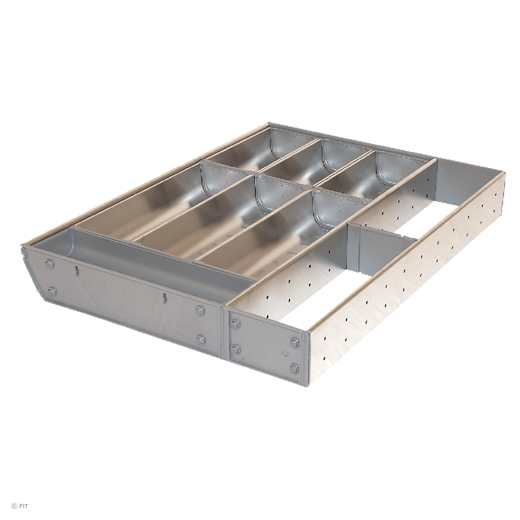Inoxa Stainless Steel Drawer Organising System gallery detail image