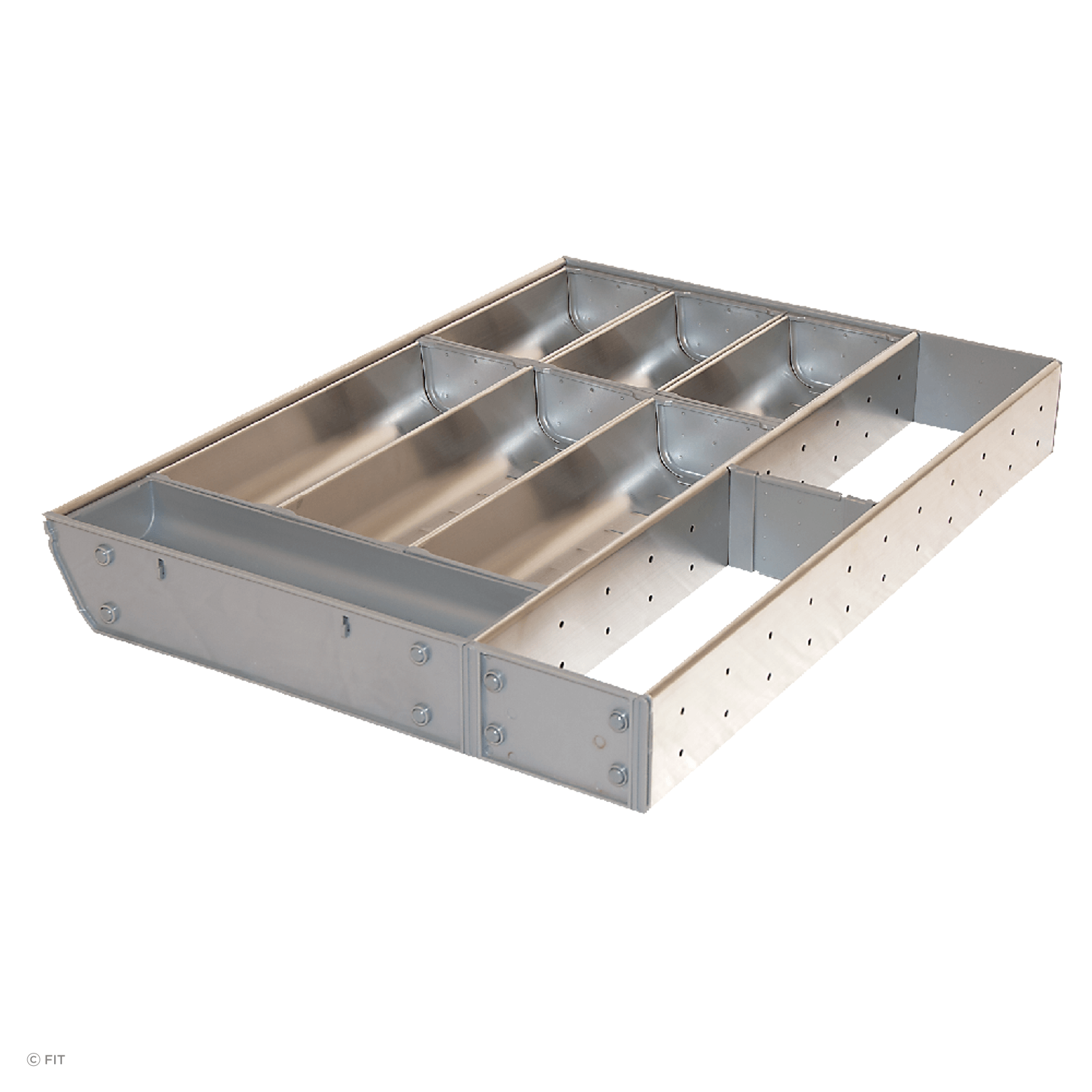 Inoxa Stainless Steel Drawer Organising System gallery detail image