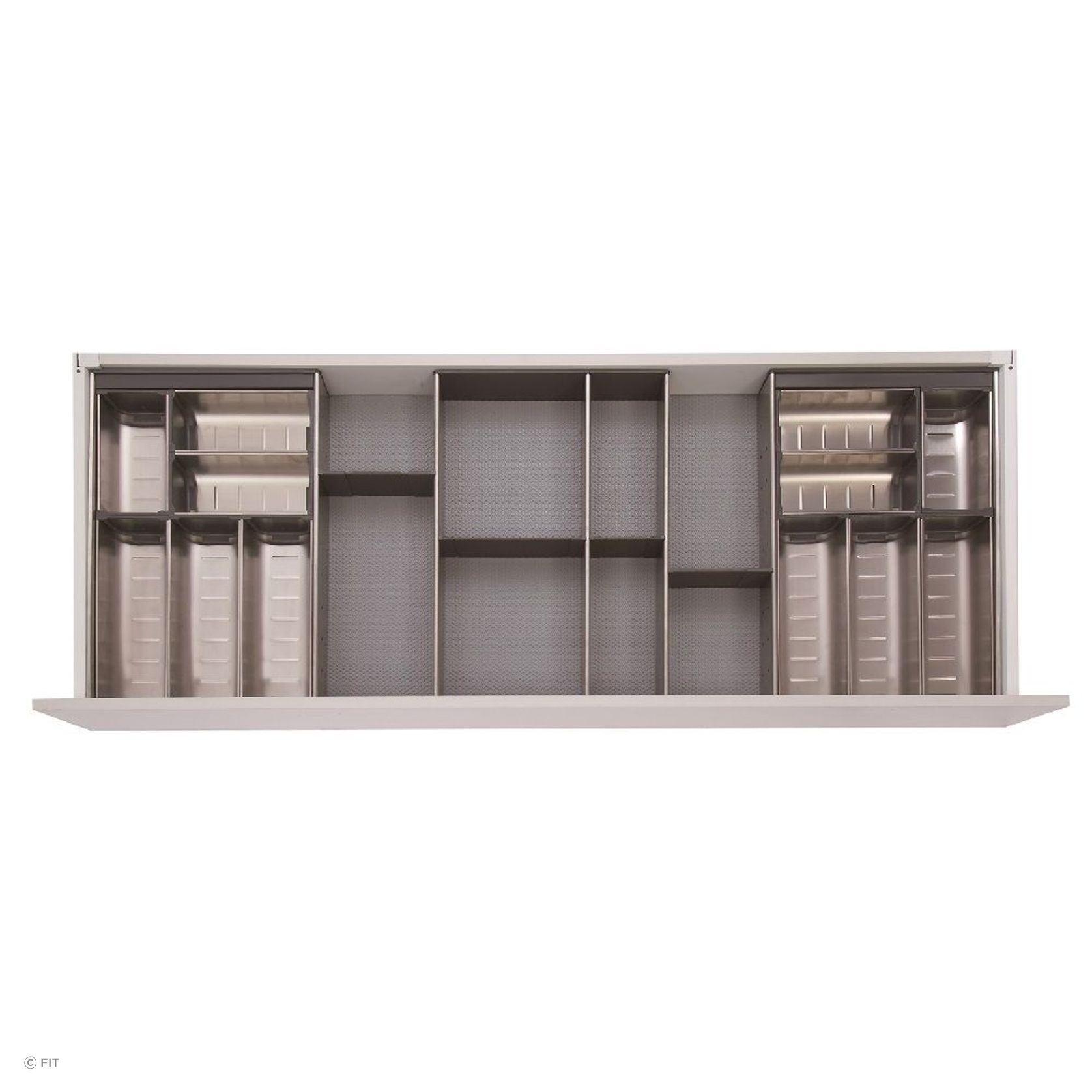Inoxa Stainless Steel Drawer Organising System gallery detail image