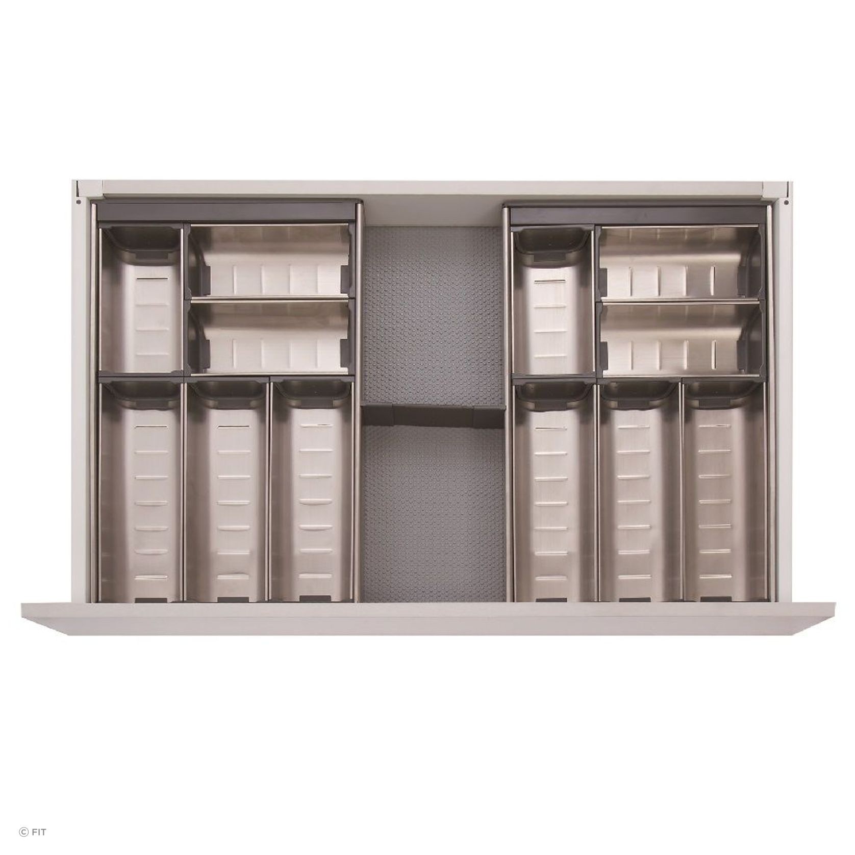 Inoxa Stainless Steel Drawer Organising System gallery detail image
