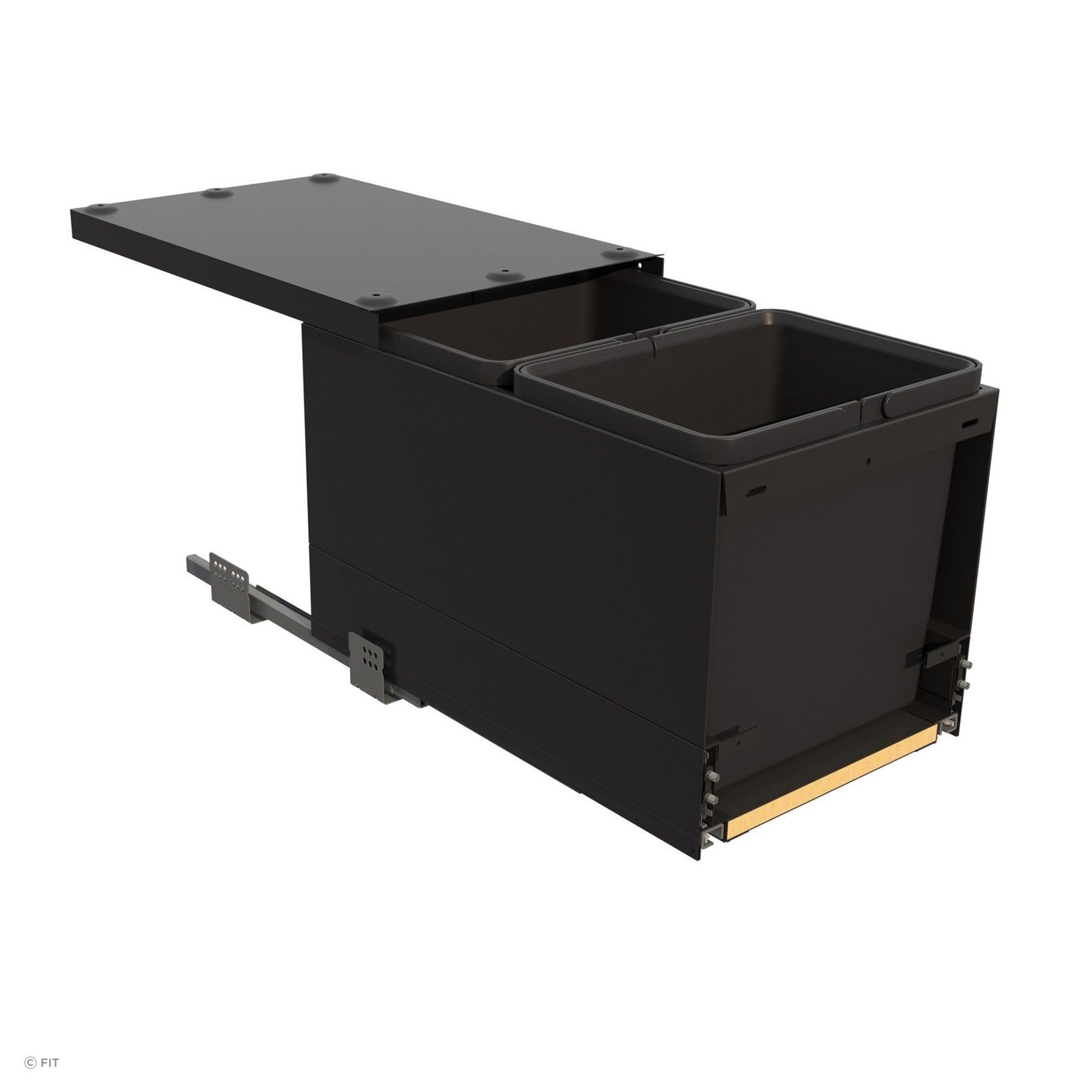 Tanova FLEX Kitchen Bin Solution For Slimline Drawers gallery detail image
