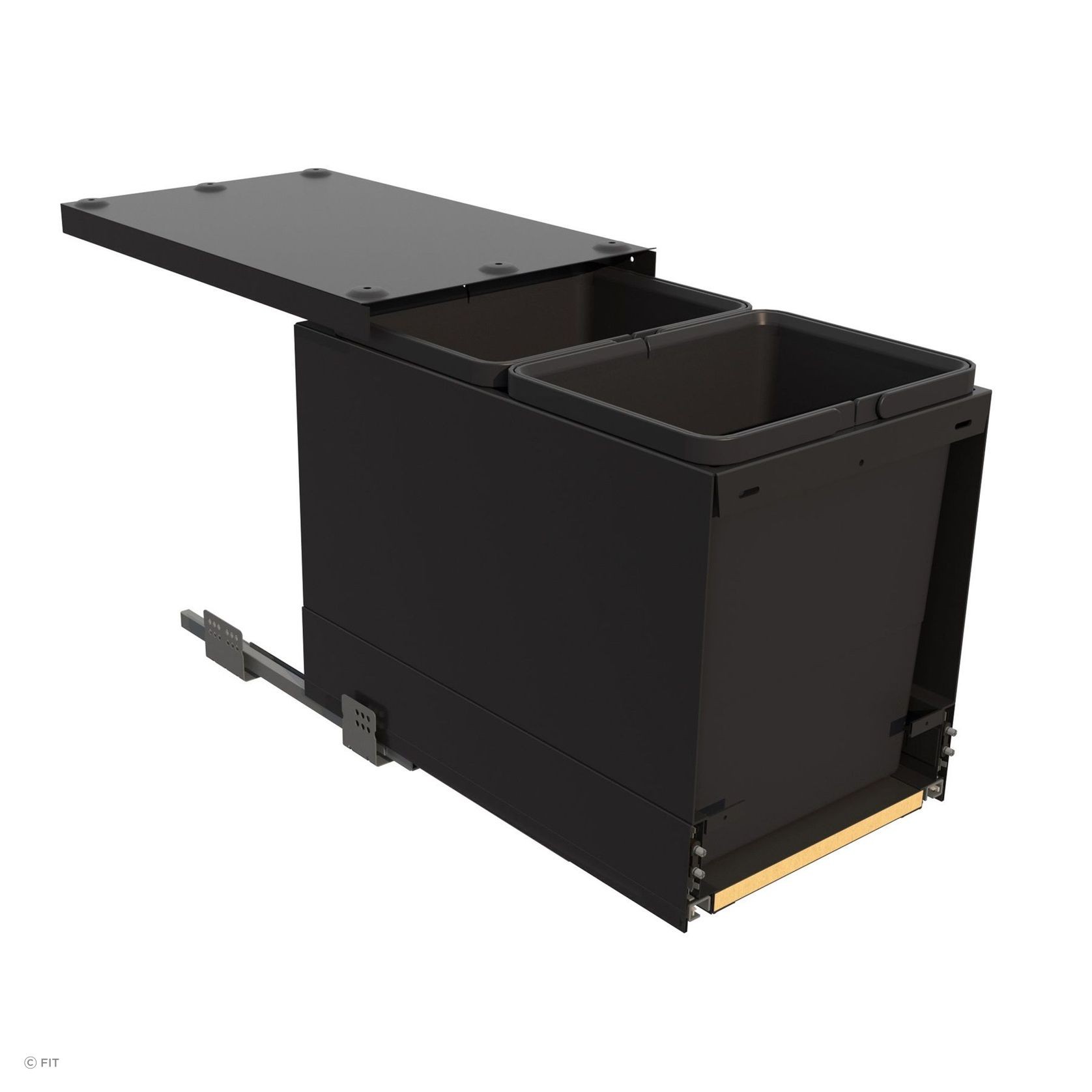 Tanova FLEX Kitchen Bin Solution For Slimline Drawers gallery detail image