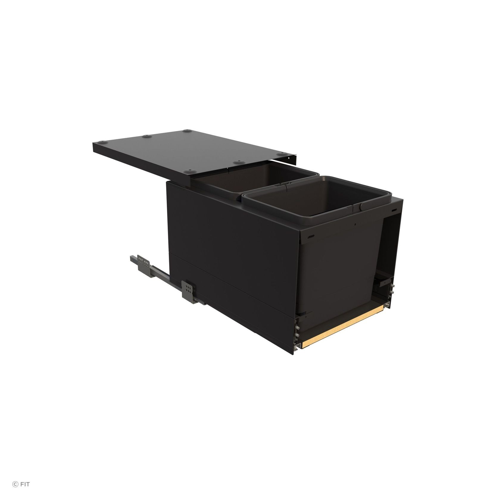 Tanova FLEX Kitchen Bin Solution For Slimline Drawers gallery detail image