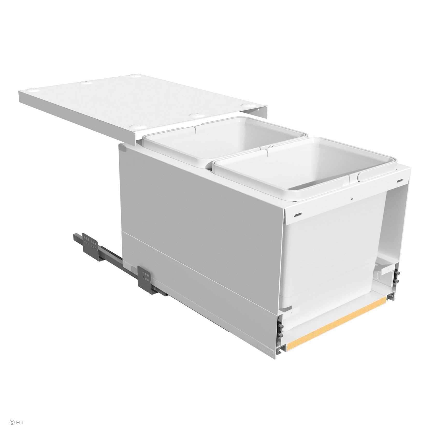 Tanova FLEX Kitchen Bin Solution For Slimline Drawers gallery detail image