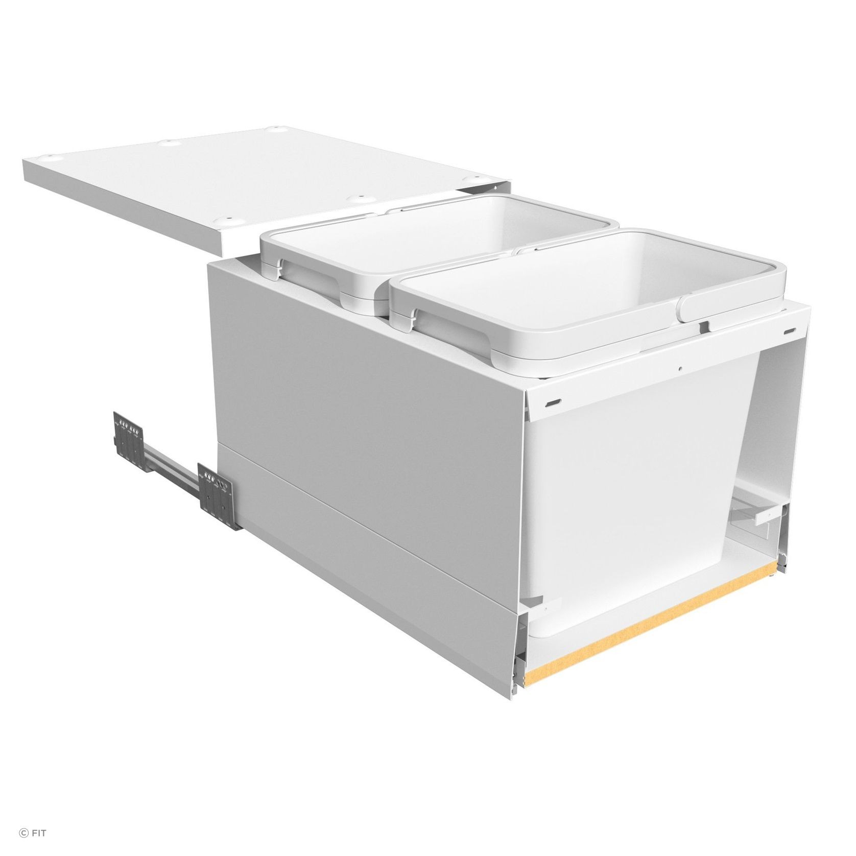 Tanova FLEX Kitchen Bin Solution For Slimline Drawers gallery detail image