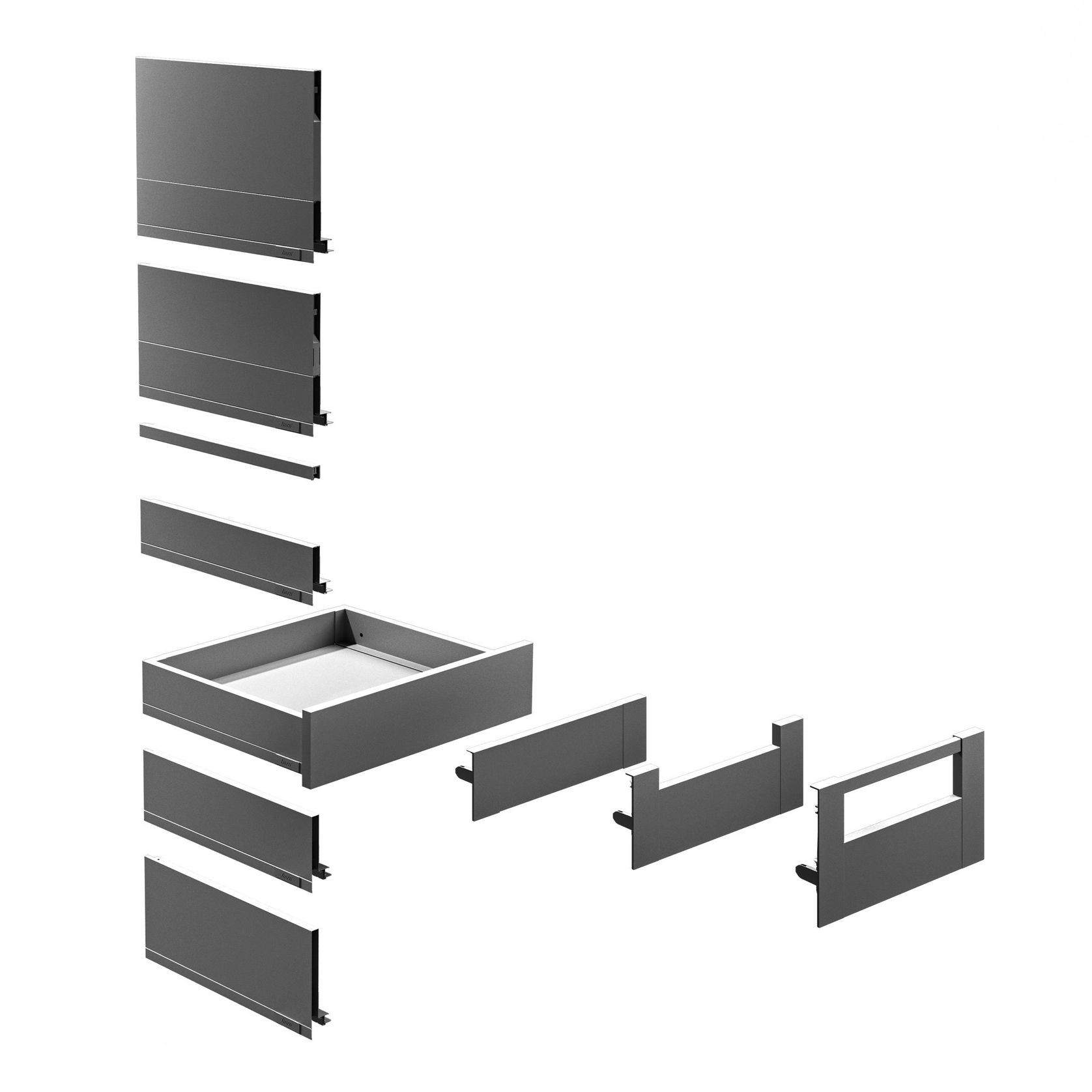 ALUNAN T Slimwall Soft Close Drawer System gallery detail image