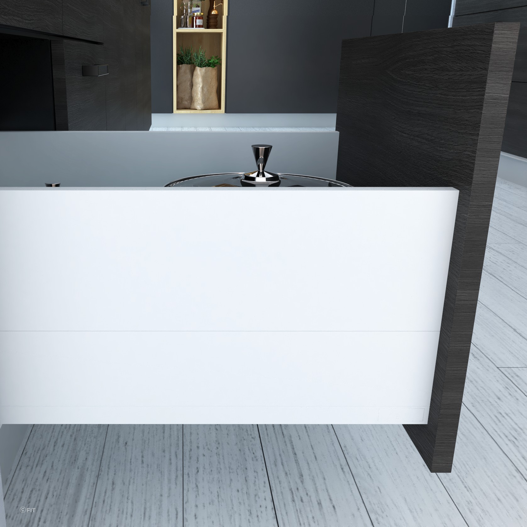 ALUNAN T Slimwall Soft Close Drawer System gallery detail image