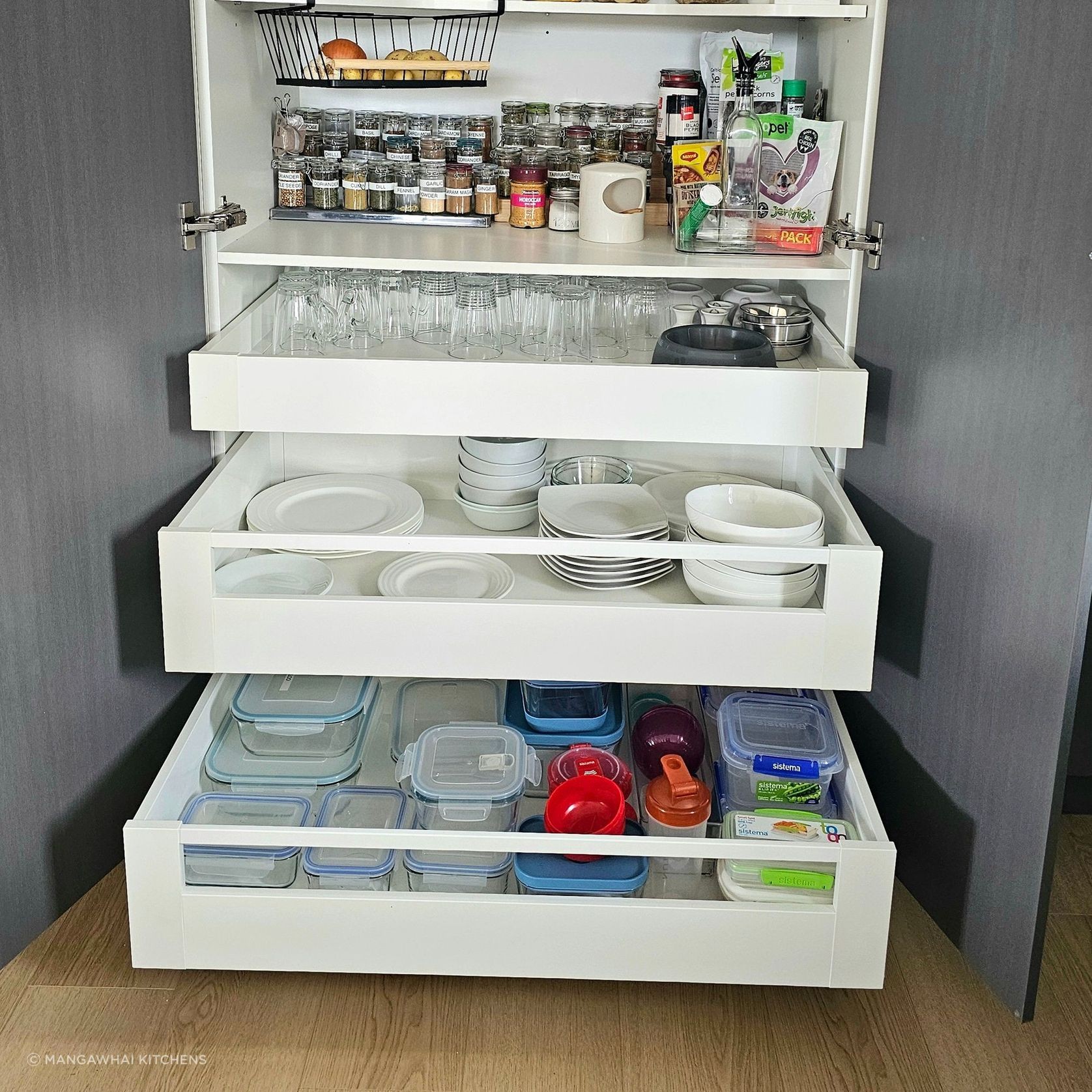 ALUNAN T Slimwall Soft Close Drawer System gallery detail image