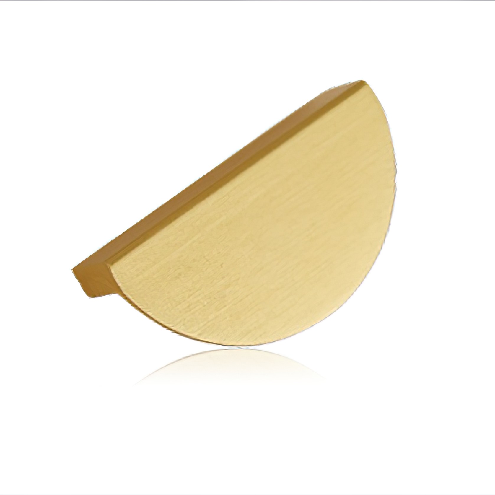 Krome Half Moon Handle 64mm Brushed Brass gallery detail image