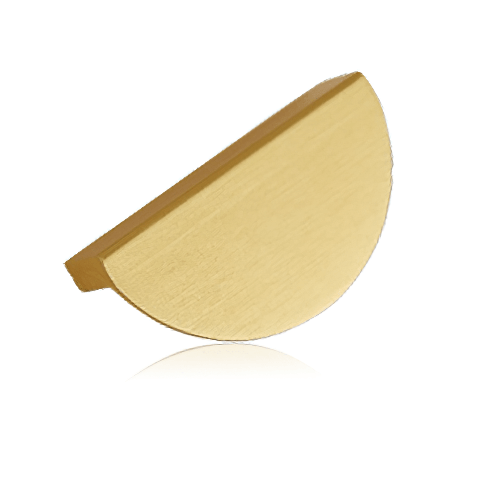 Krome Half Moon Handle 64mm Brushed Brass gallery detail image
