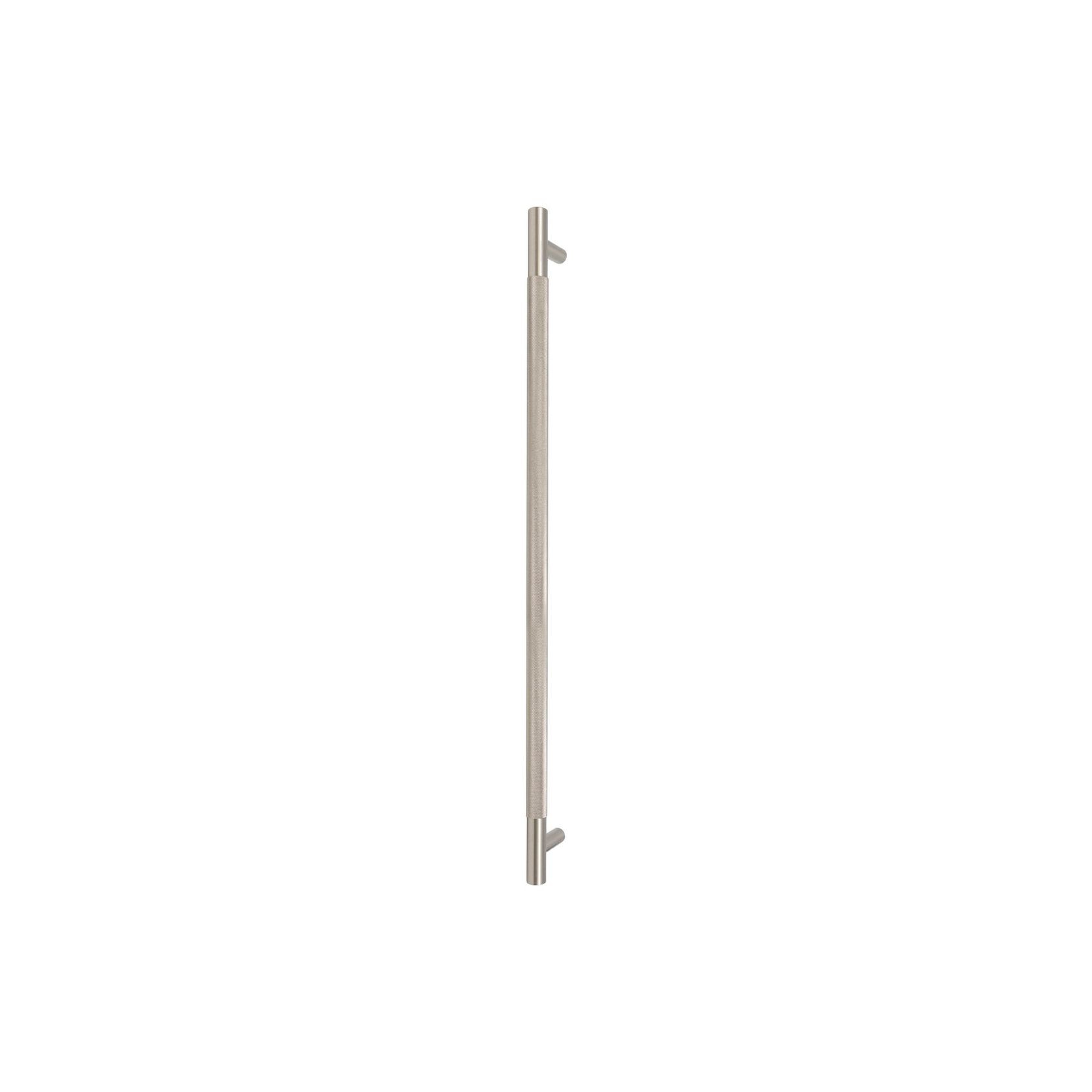 Textured Solid Brass Pull Handle - Diamond Knurled gallery detail image
