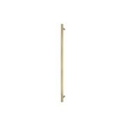 Textured Solid Brass Pull Handle - Linear Knurled gallery detail image