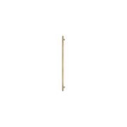 Textured Solid Brass Pull Handle - Linear Knurled gallery detail image