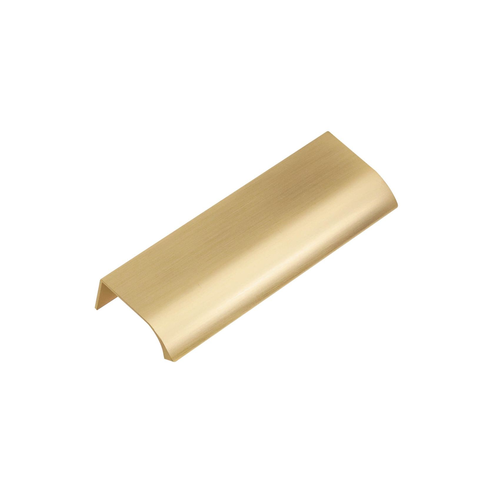 Kitchen lip pull handles darwin Matt black /Brushed brass/Brushed nickel/Matt white gallery detail image