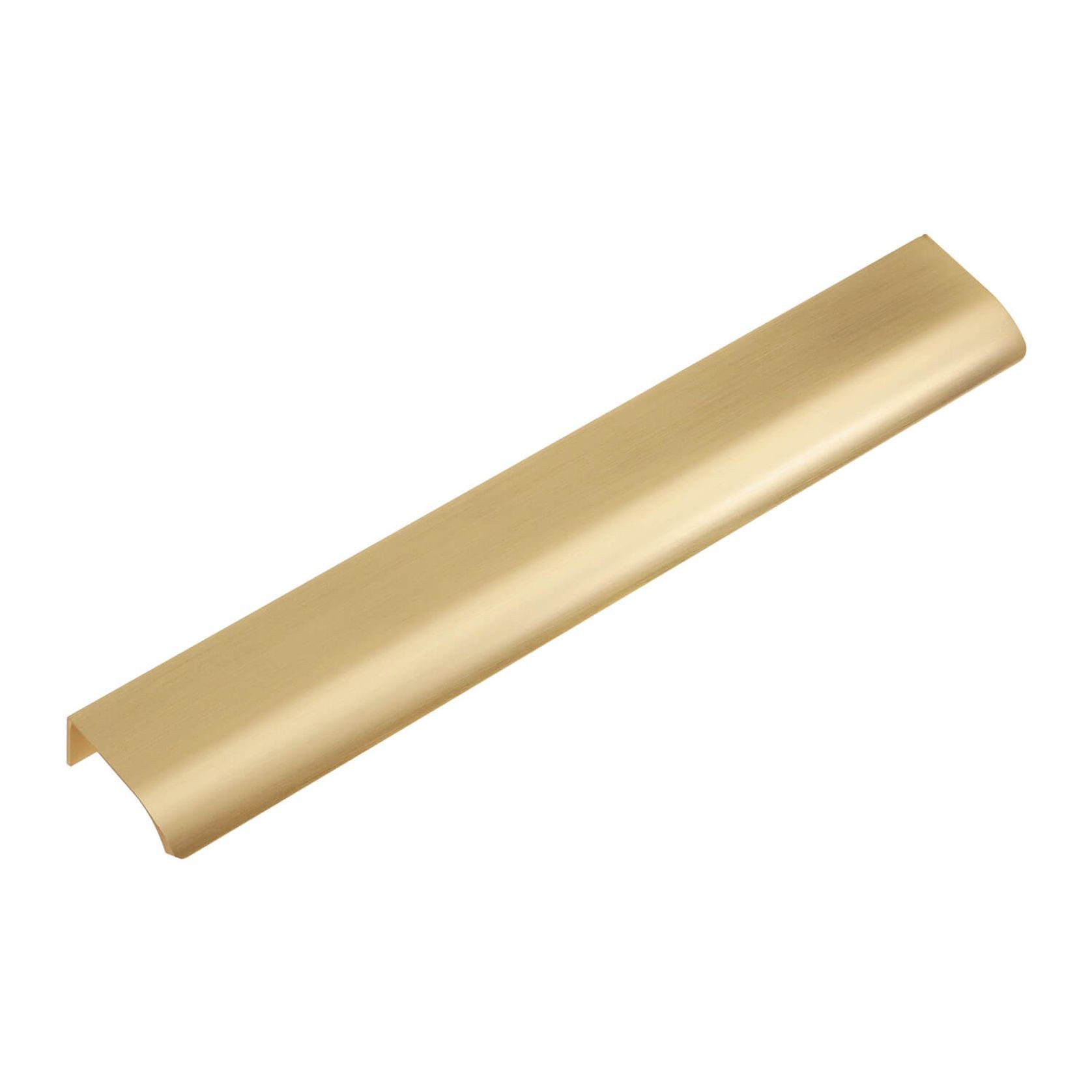 Kitchen lip pull handles darwin Matt black /Brushed brass/Brushed nickel/Matt white gallery detail image