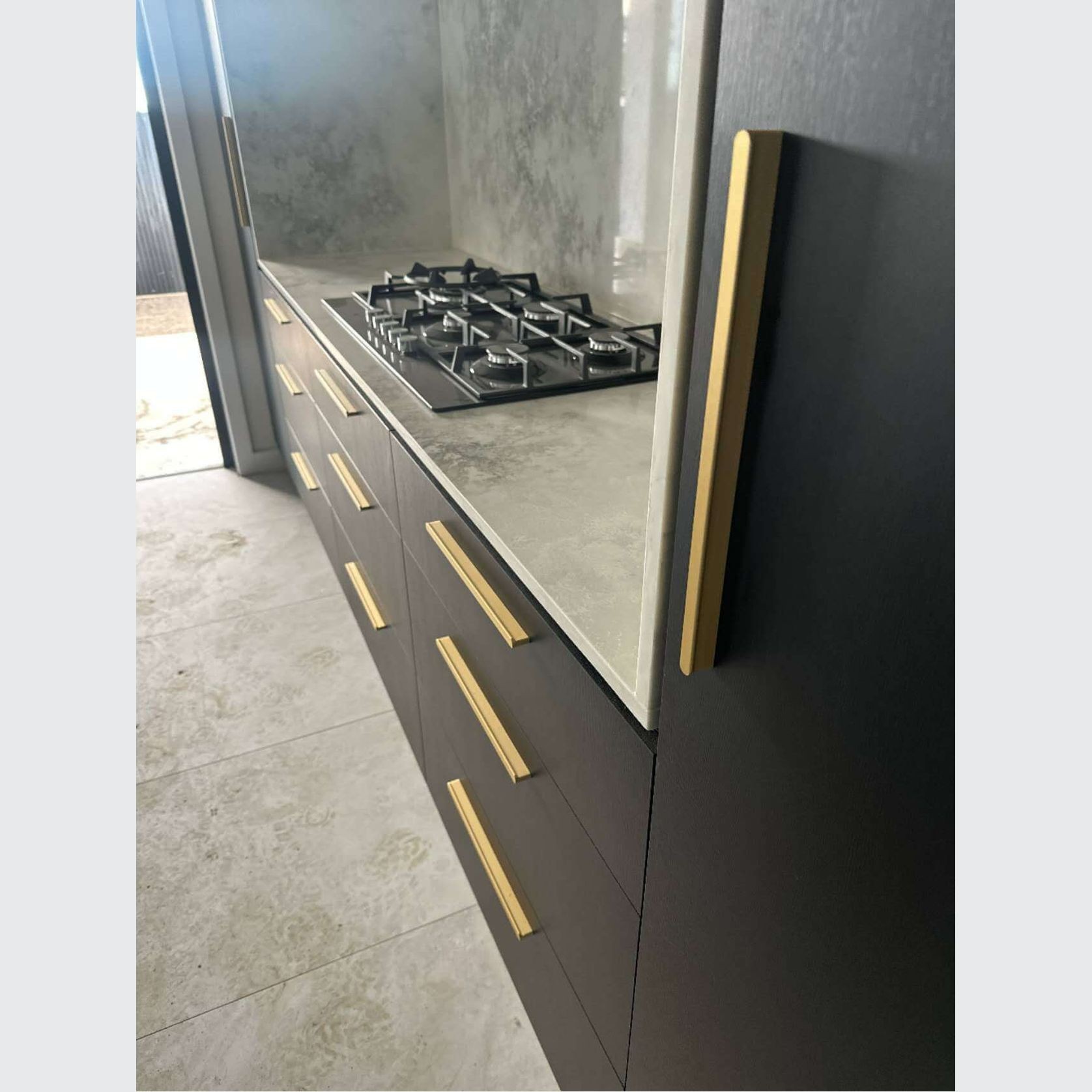 Nowra Finger Pull Kitchen Cabinet Handles gallery detail image