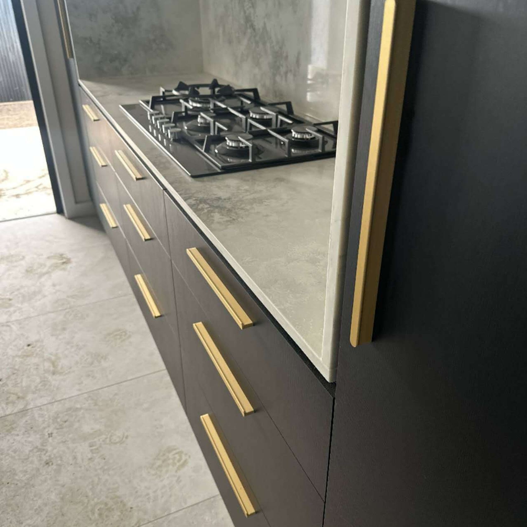 Nowra Finger Pull Kitchen Cabinet Handles gallery detail image