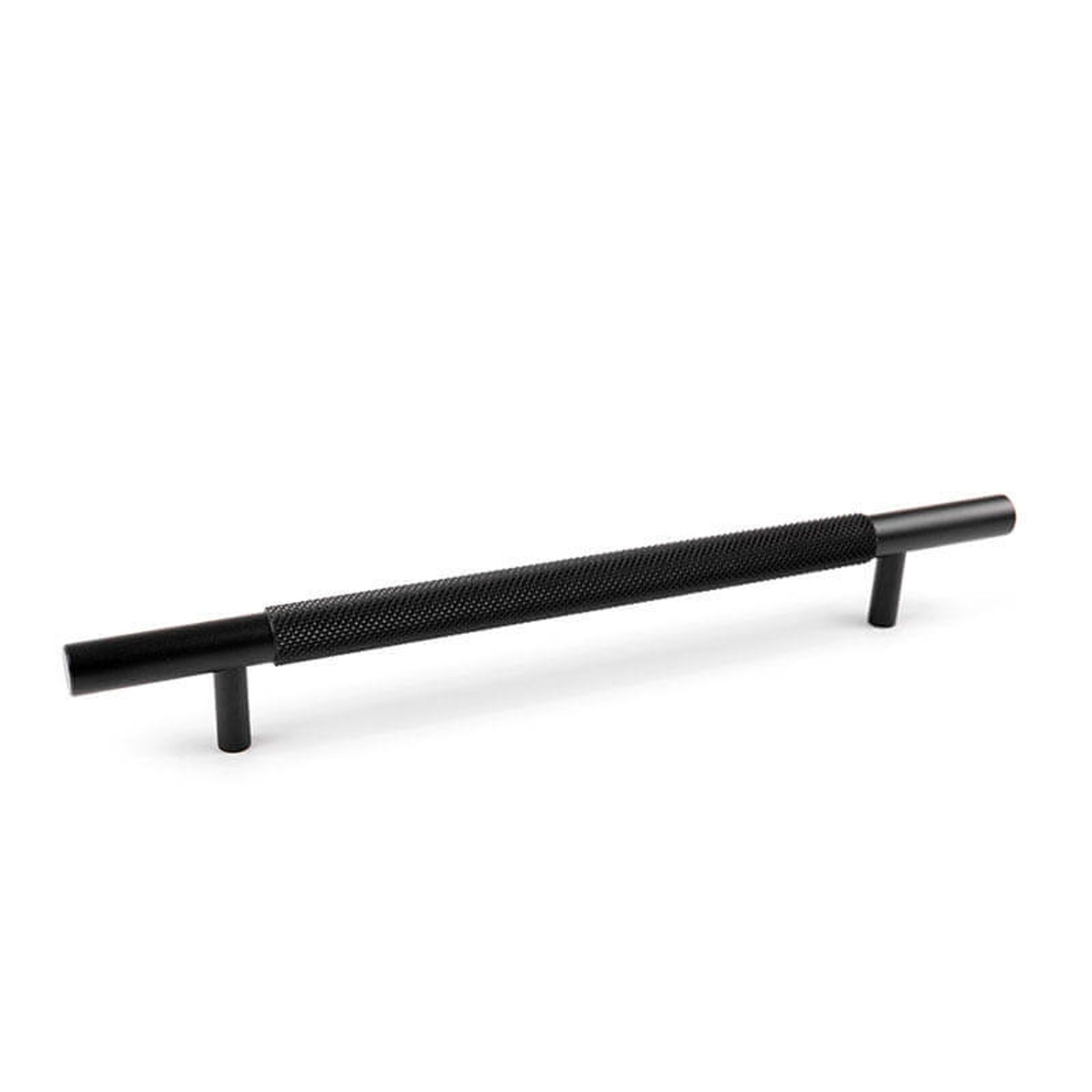 KT&CO Kitchen handles Knurled Bondi matt black / satin nickel / dark brushed brass/ champagne gallery detail image