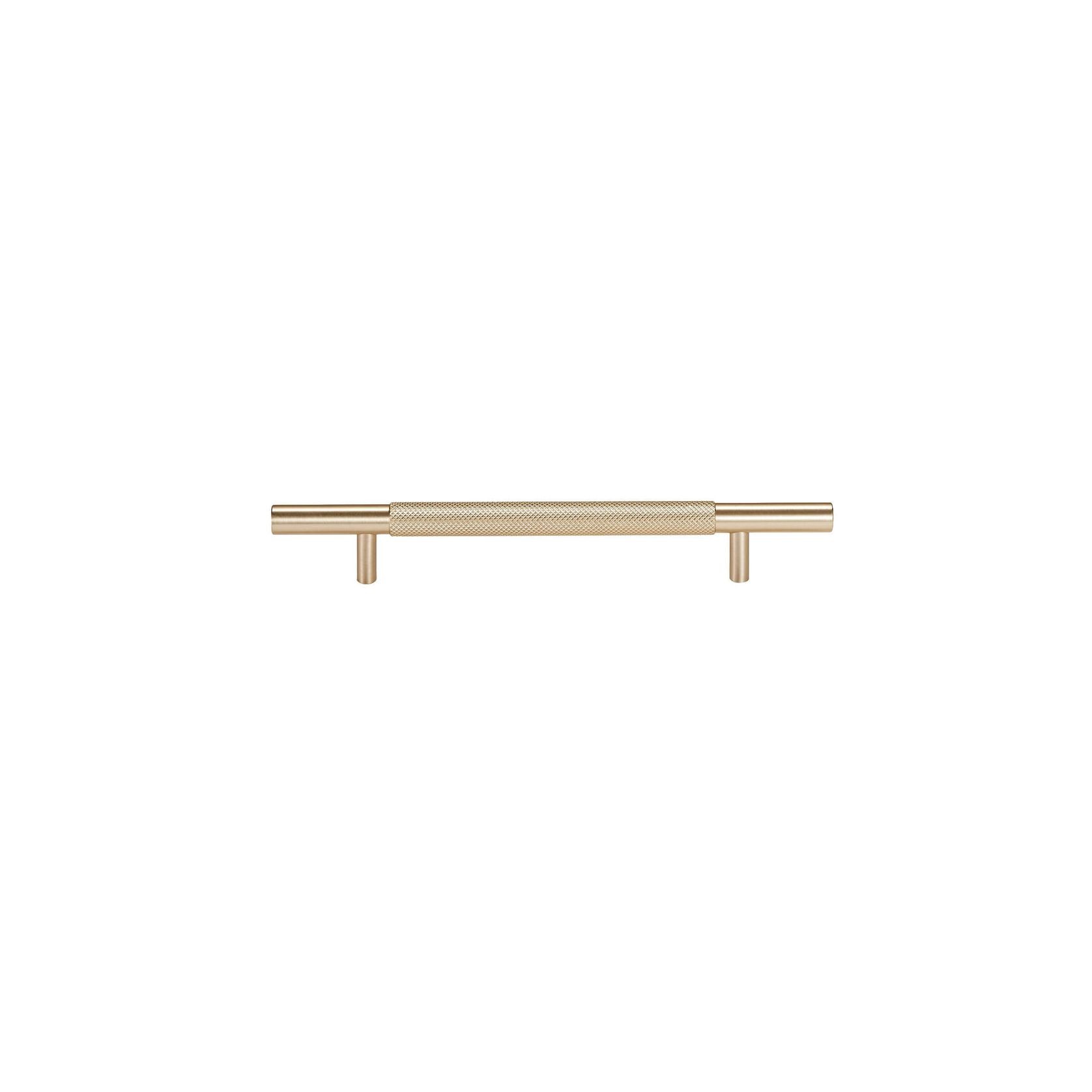 KT&CO Kitchen handles Knurled Bondi matt black / satin nickel / dark brushed brass/ champagne gallery detail image
