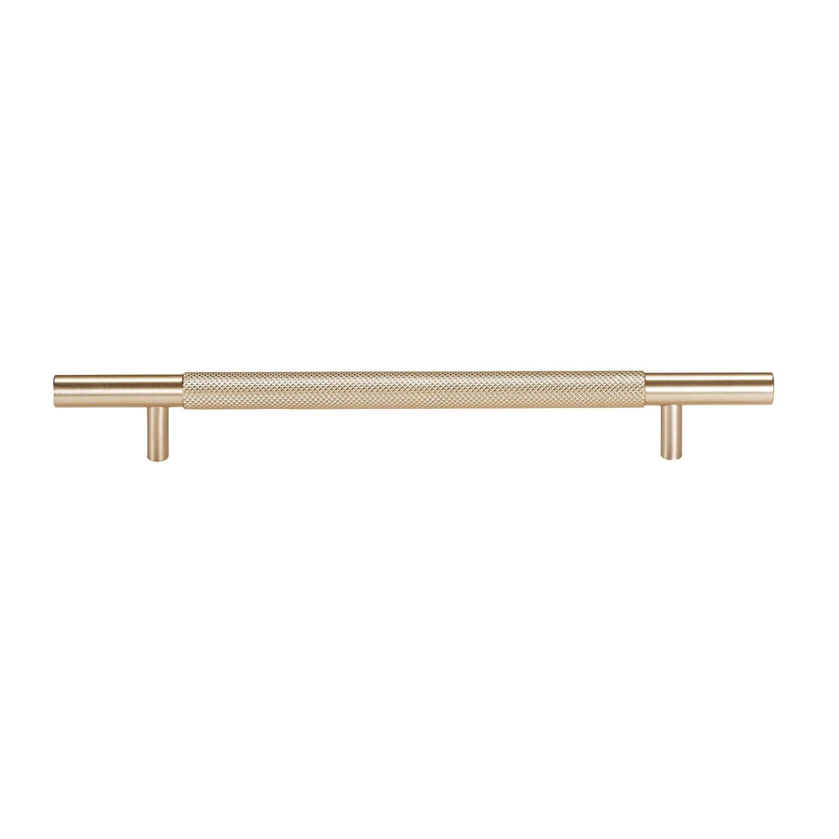 KT&CO Kitchen handles Knurled Bondi matt black / satin nickel / dark brushed brass/ champagne gallery detail image