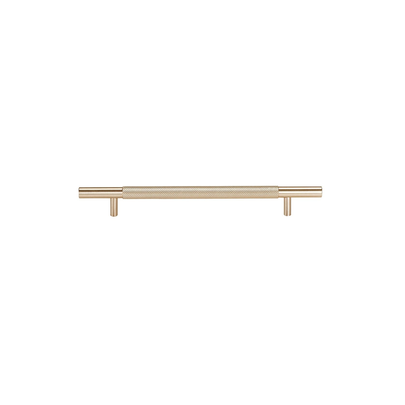 KT&CO Kitchen handles Knurled Bondi matt black / satin nickel / dark brushed brass/ champagne gallery detail image