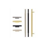 KT&CO Kitchen handles Stripe Vivonne Bay matt black / satin nickel / dark brushed brass/ champagne gallery detail image