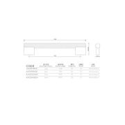 KT&CO Kitchen cabinet handles knurled palm beach gallery detail image