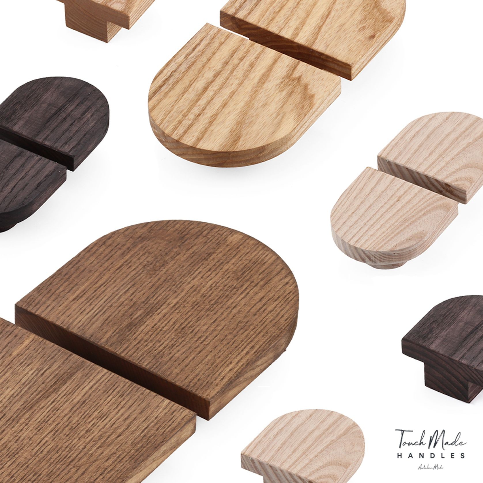 Barfold Arch Timber Handles gallery detail image