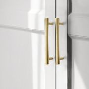 Manly Tapered Solid Brass Kitchen Handles gallery detail image