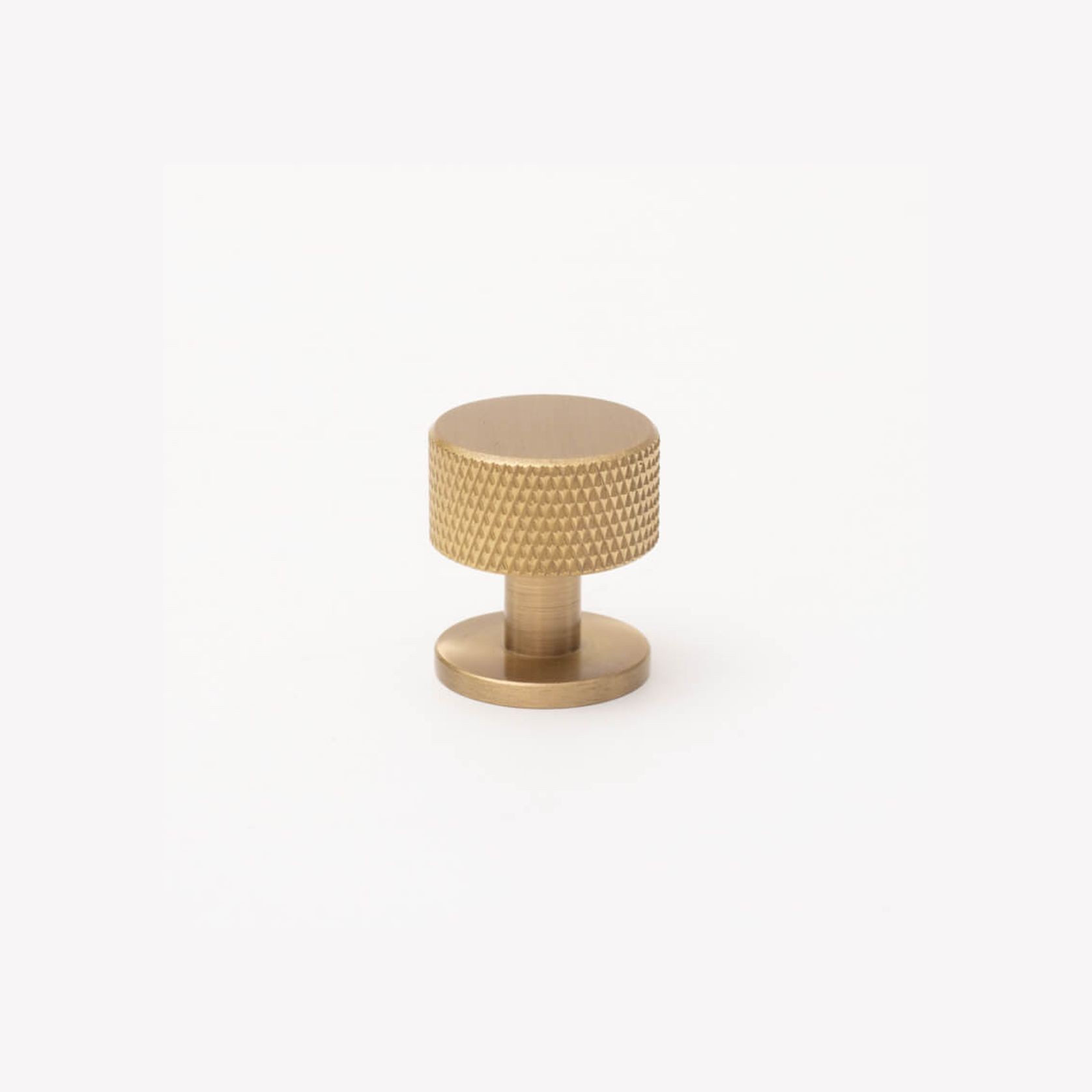 Kitchen drawer Knurled knobs solid brass gallery detail image