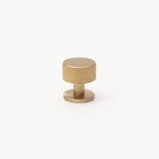 Kitchen drawer Knurled knobs solid brass gallery detail image