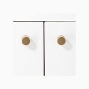 Kitchen drawer Knurled knobs solid brass gallery detail image
