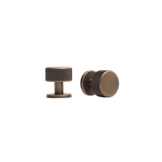 Solid Brass Knurled Kitchen Drawer Knobs gallery detail image