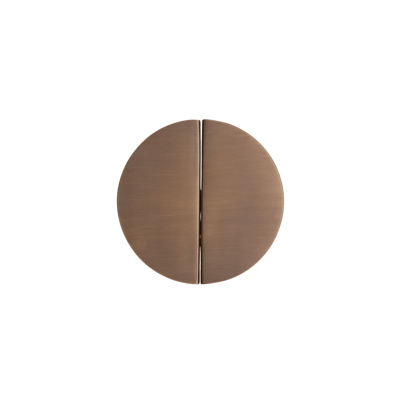 Albany Luna Half Moon Solid Brass Pull Handles gallery detail image