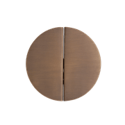 Albany Luna Half Moon Solid Brass Pull Handles gallery detail image