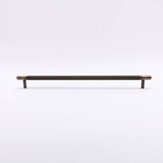Kitchen Knurled handles solid Brass /aged antique brass Tallow Beach gallery detail image