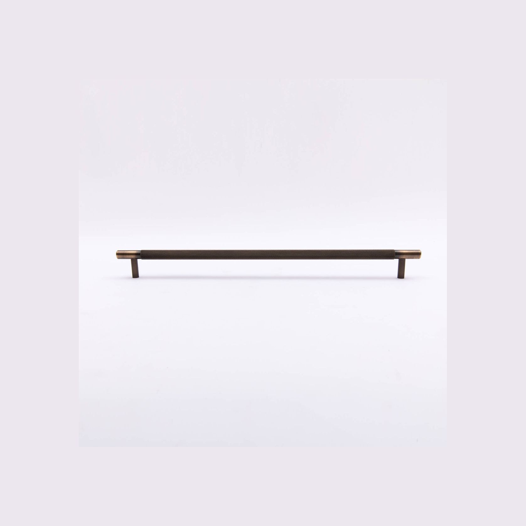 Kitchen Knurled handles solid Brass /aged antique brass Tallow Beach gallery detail image