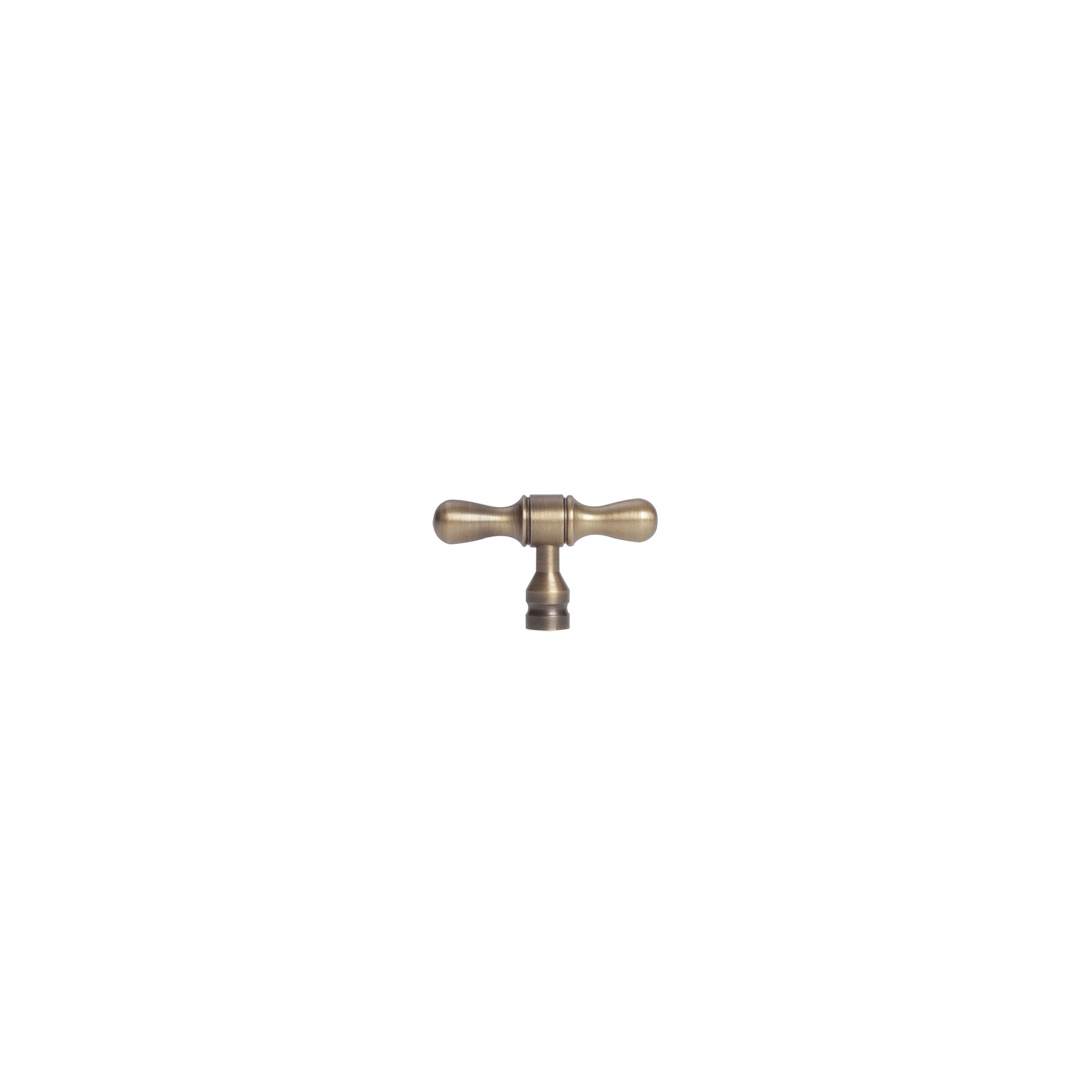 KT&CO Kitchen cabinet handles antique aged brass Clovelly gallery detail image