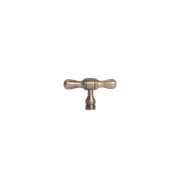 KT&CO Kitchen cabinet handles antique aged brass Clovelly gallery detail image