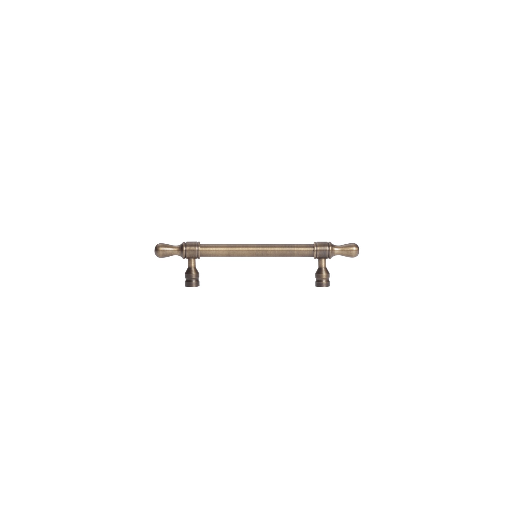 KT&CO Kitchen cabinet handles antique aged brass Clovelly gallery detail image
