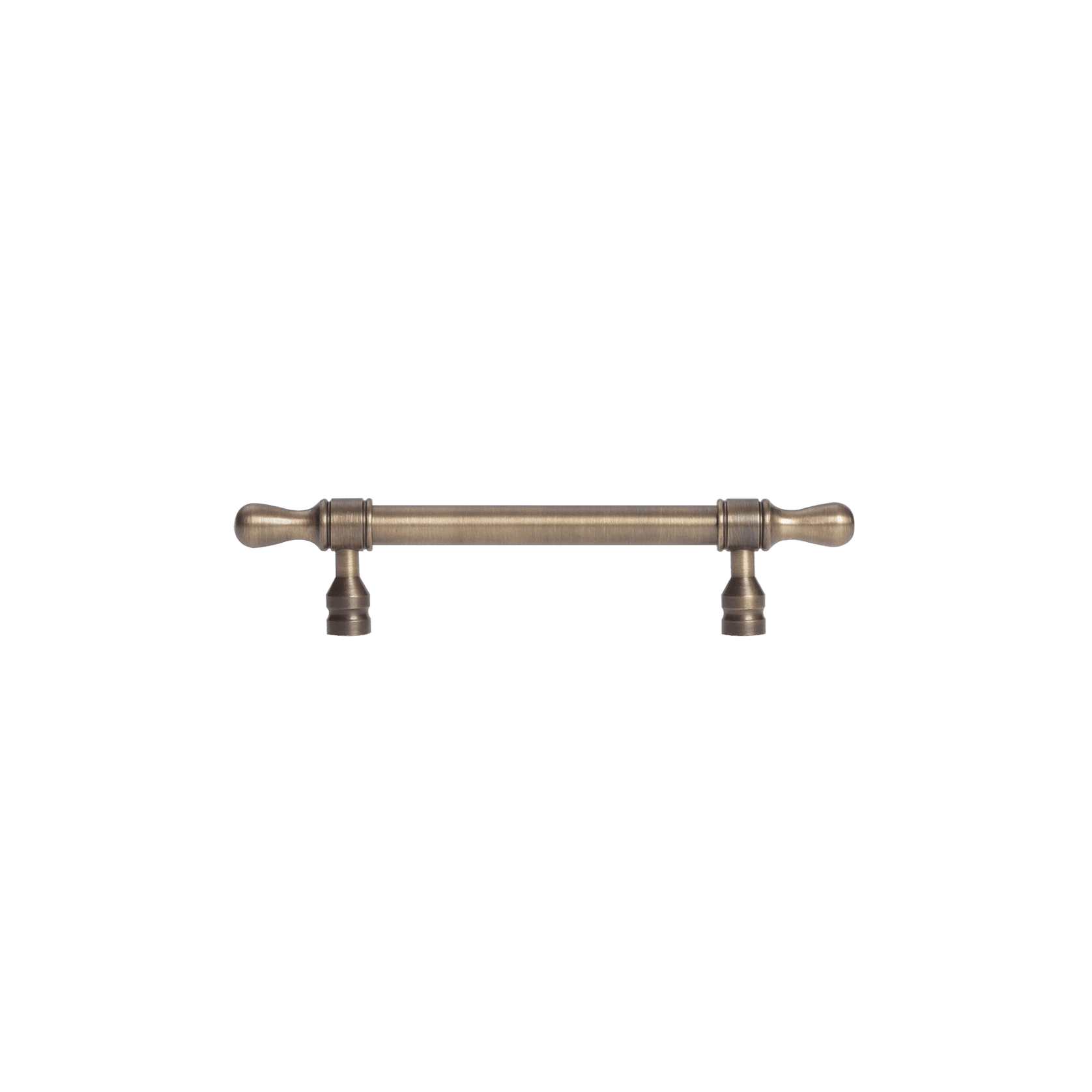 KT&CO Kitchen cabinet handles antique aged brass Clovelly gallery detail image