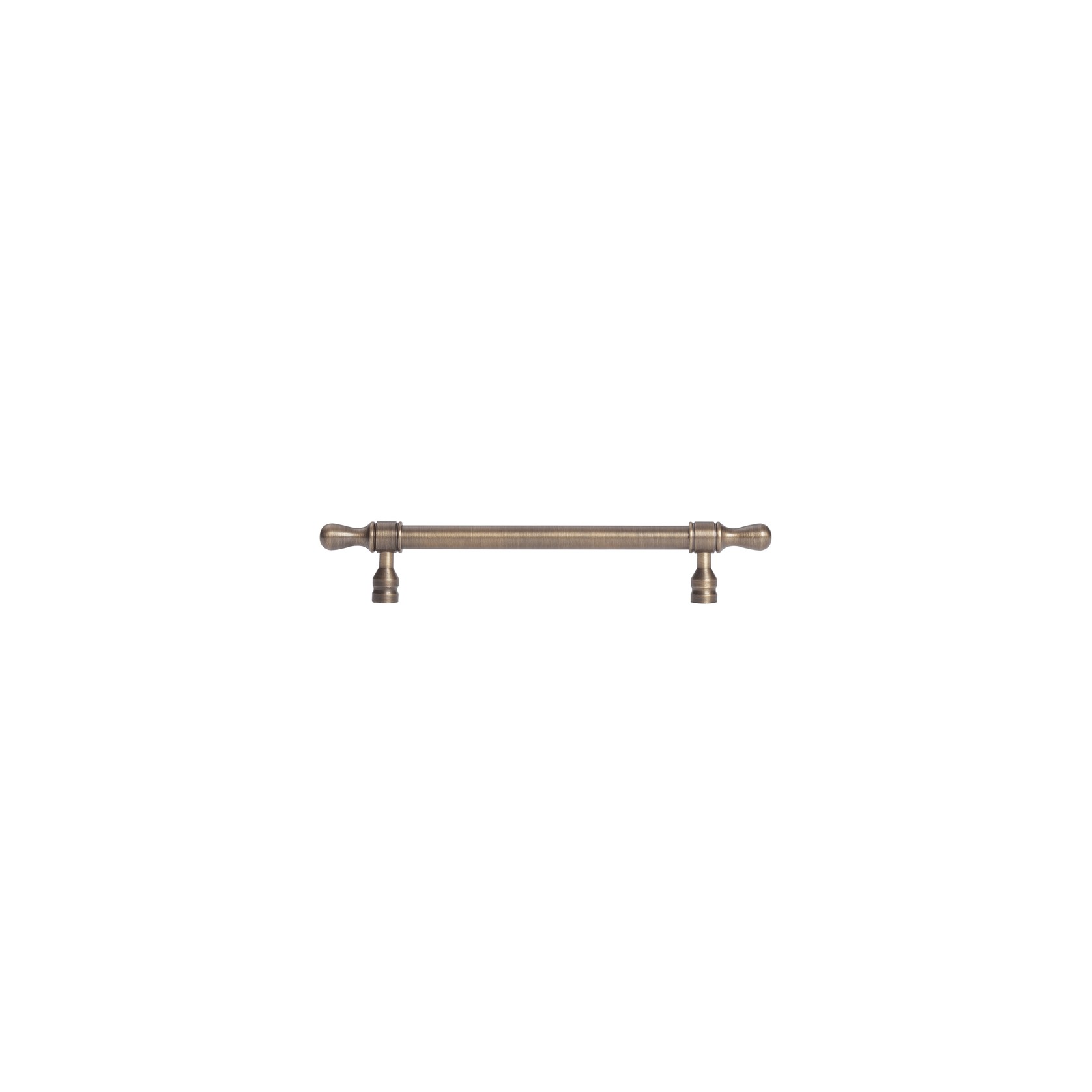 KT&CO Kitchen cabinet handles antique aged brass Clovelly gallery detail image
