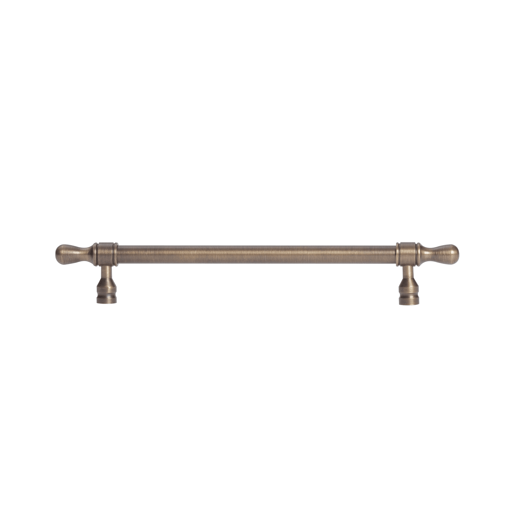 KT&CO Kitchen cabinet handles antique aged brass Clovelly gallery detail image